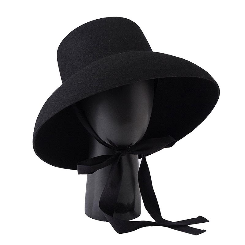 Retro Style Pure Wool Hat Wide - Fedora Hat Wool 리뷰 및 가격