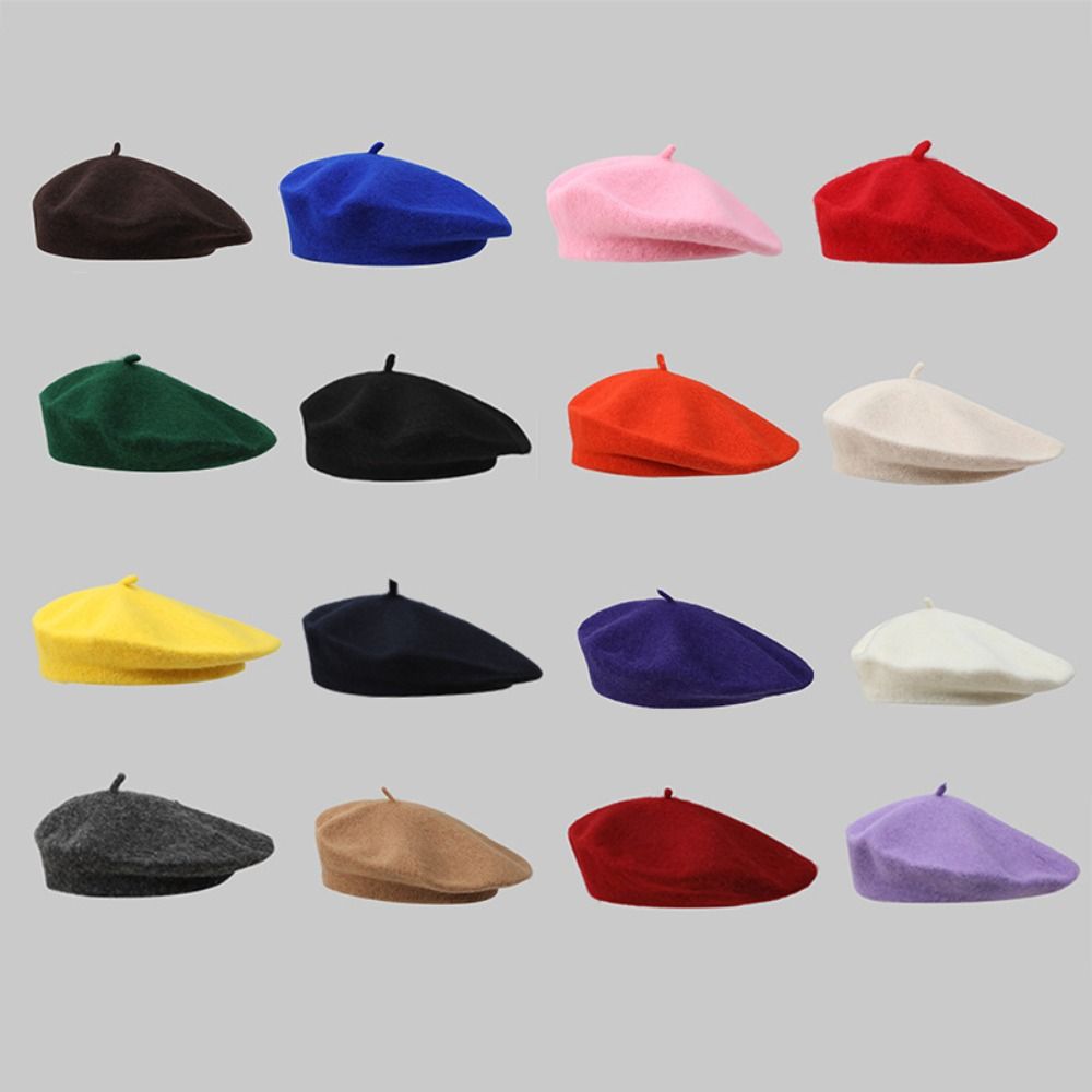 Autumn Lady Winter Warm Wool B - Beret French Wool 리뷰 및 가격