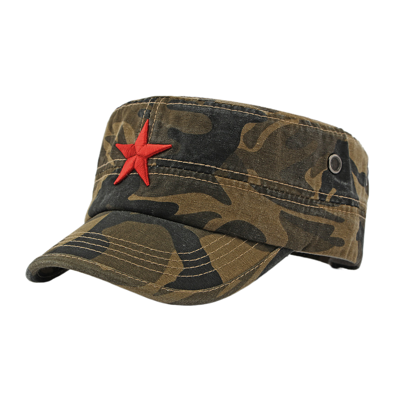 Men's Camouflage Flat Top Base - Dad Hat Cotton 리뷰 및 가격