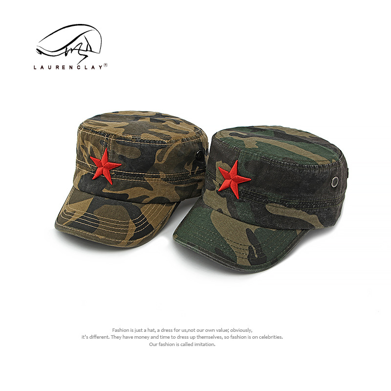 Men's Camouflage Flat Top Base - Dad Hat Cotton 리뷰 및 가격