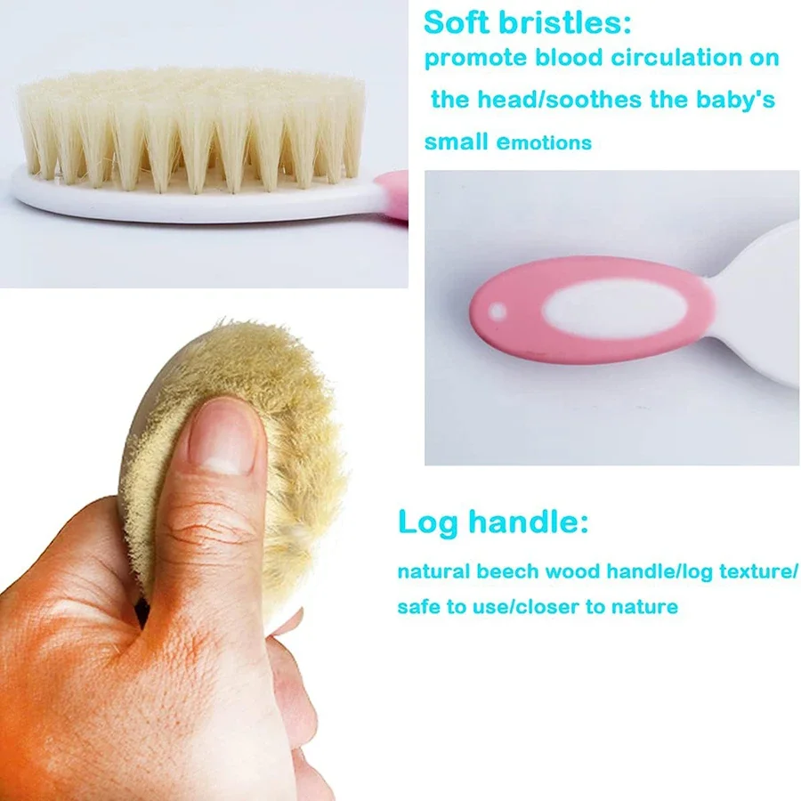 Baby Hair Brush Set for Newbor - Swim Hat Silicone 리뷰 및 가격