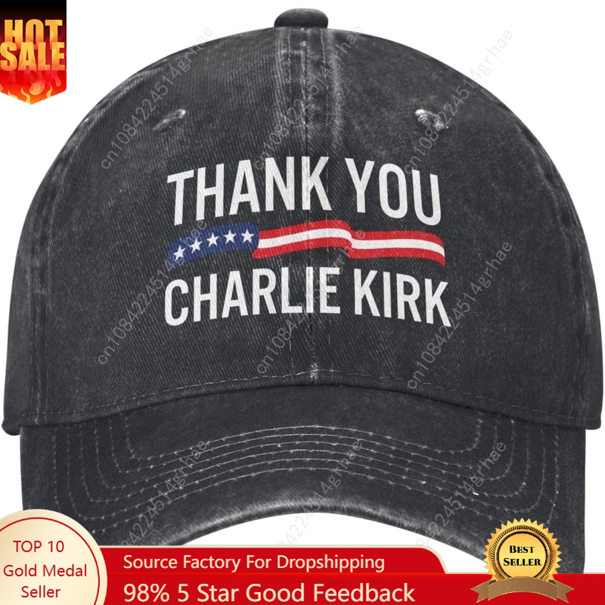 Trewrdt Thank You Charlie Kirk - Dad Hat Cotton 리뷰 및 가격