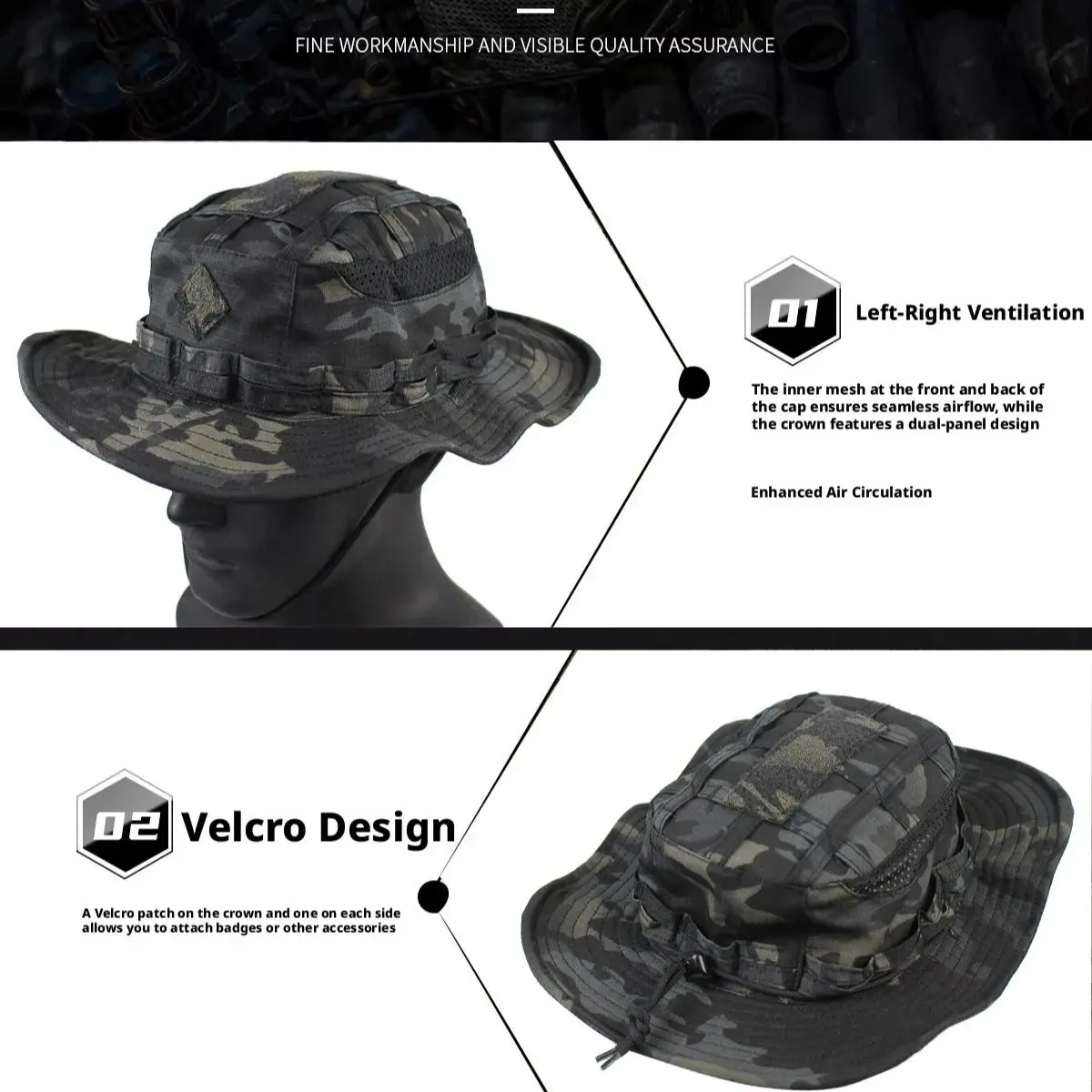 Milspec Tactical Boonie Hat, M - Boonie Hat Tactical 리뷰 및 가격