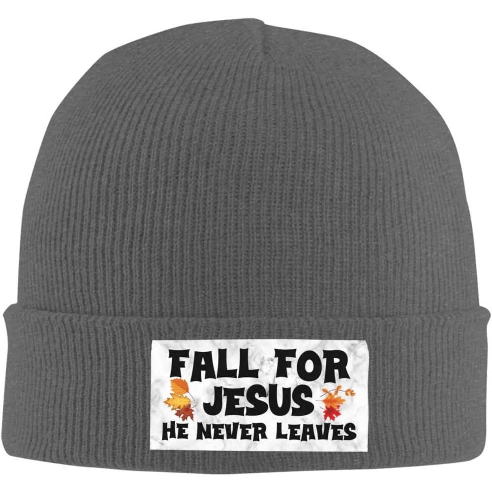 Fall For Jesus He Never Leaves - Beanie Cuffed Knit 리뷰 및 가격