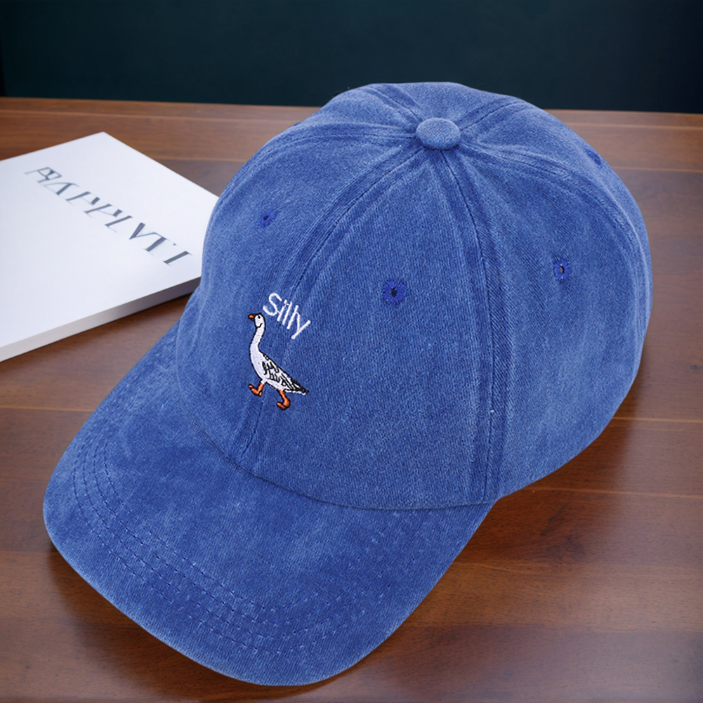 Funny Embroidered Silly Goose  - Dad Hat Cotton 리뷰 및 가격