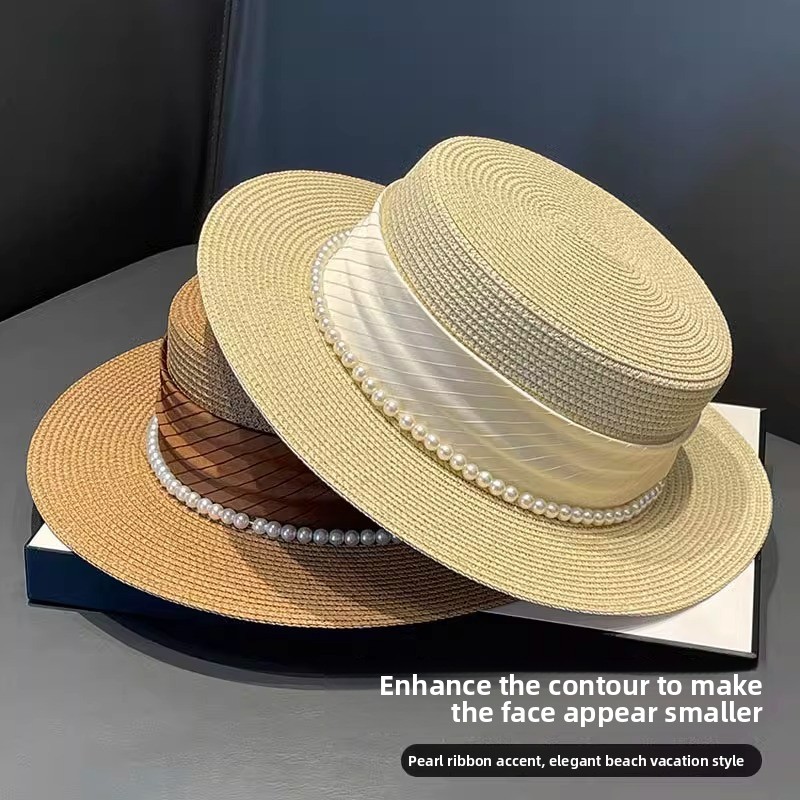 2025 New Style Hat Retro Flat  - Sun Hat Wide Brim 리뷰 및 가격
