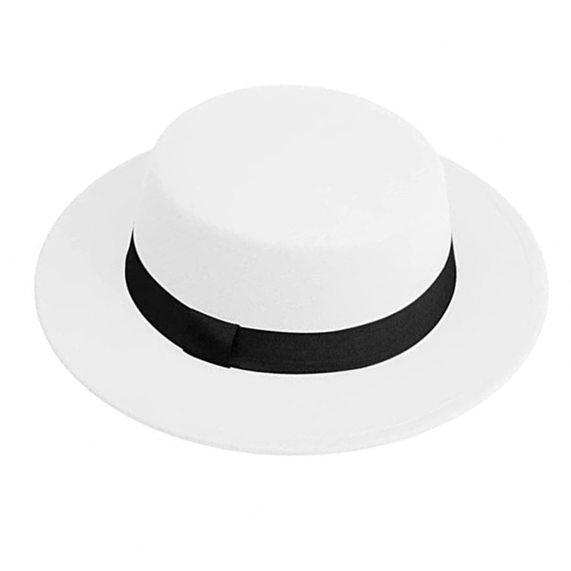 Men Women White Fedora Hat Fla - Fedora Hat Wool 리뷰 및 가격