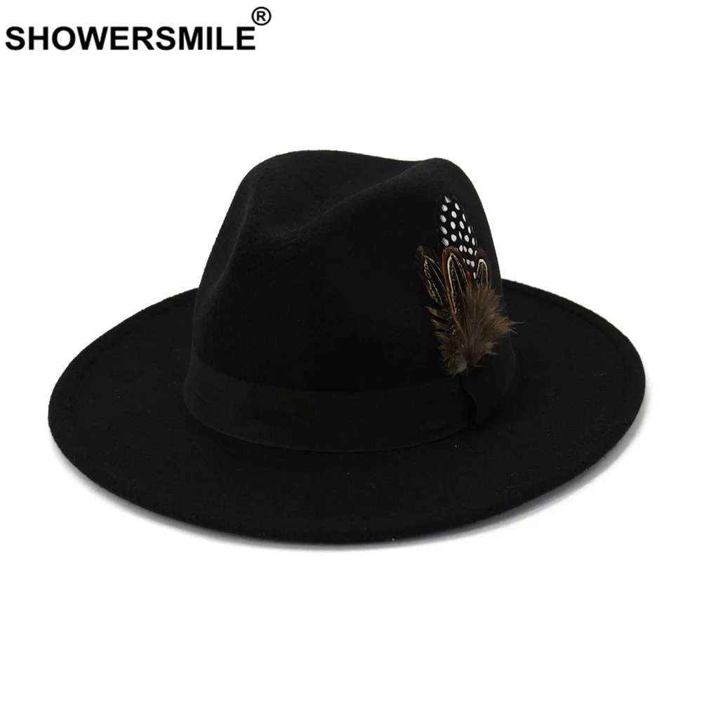 SHOWERSMILE Royal Blue Women M - Fedora Hat Wool 리뷰 및 가격