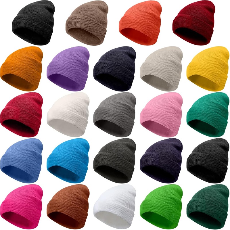 1pc Winter Warm Thick Beanie H - Beanie Cuffed Knit 리뷰 및 가격