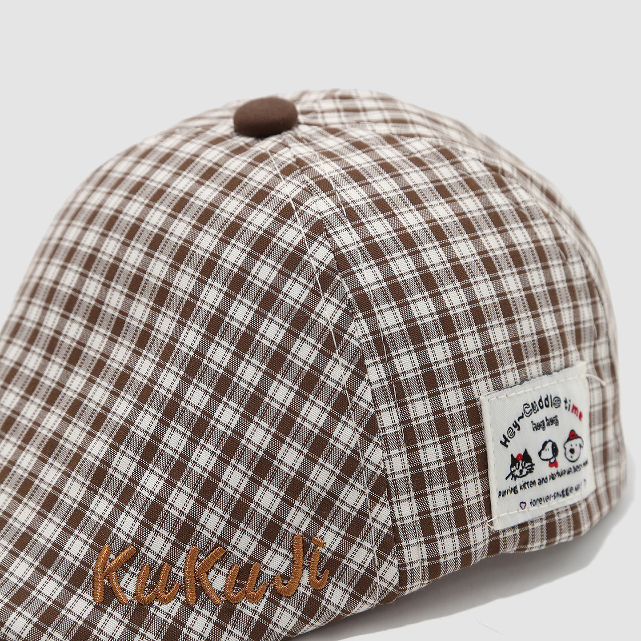 Fashion Children Checkered Ber - Visor Sun Hat 리뷰 및 가격