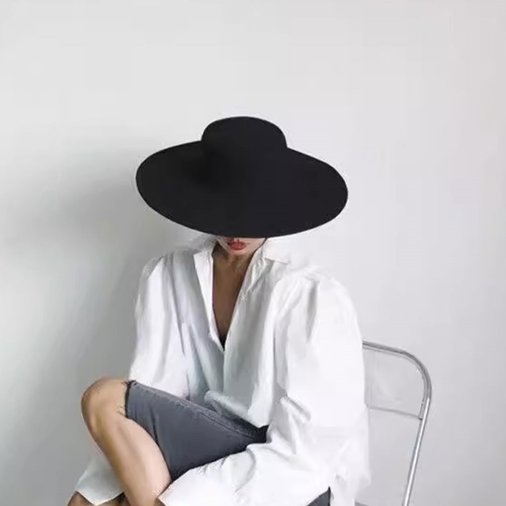 French Ladies Fedoras Top Bow  - Fedora Hat Wool 리뷰 및 가격