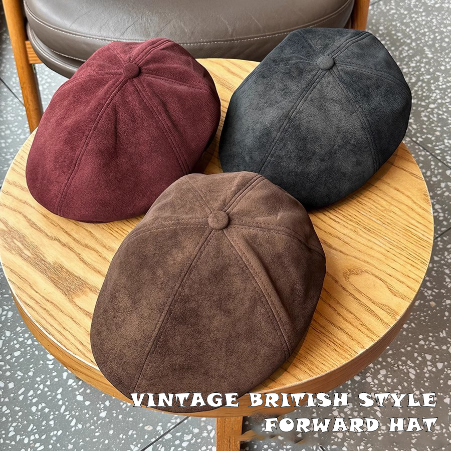 Vintage Suede Newsboy Cap Men  - Newsboy Cap Ivy 리뷰 및 가격