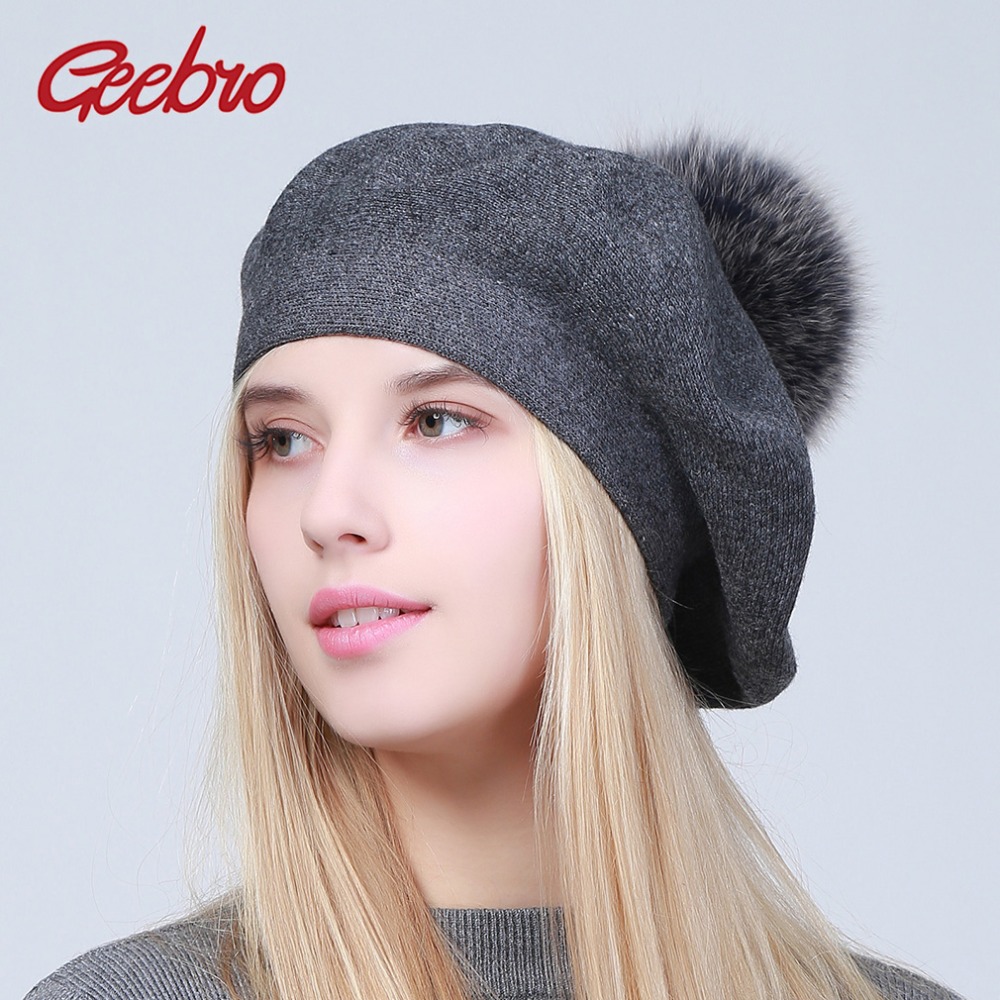 Geebro Women's Beret Hat Winte - Beret French Wool 리뷰 및 가격
