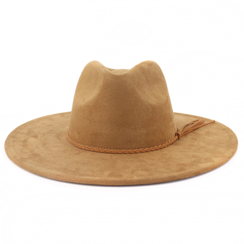 Vegan Suede Hat Teardrop shape - Fedora Hat Wool 리뷰 및 가격