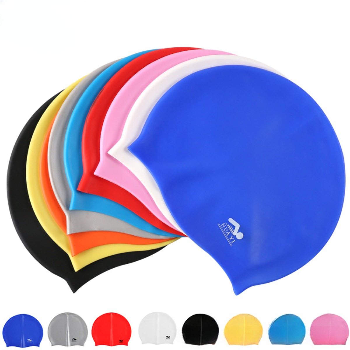 Silicone Elastic Swimming Cap  - Swim Hat Silicone 리뷰 및 가격