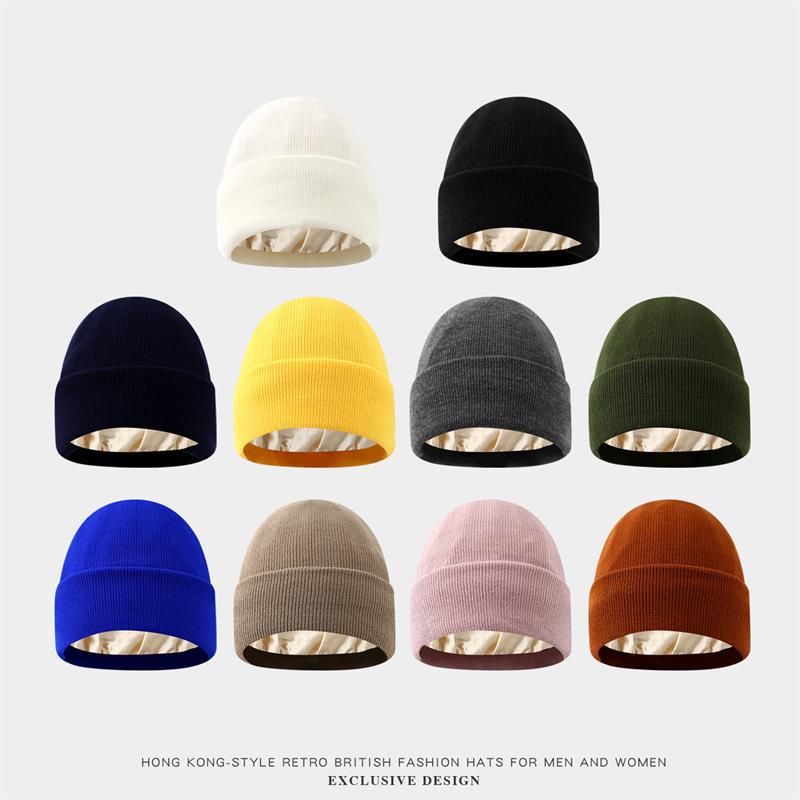 Unisex Satin Lined Anti Static - Beanie Cuffed Knit 리뷰 및 가격