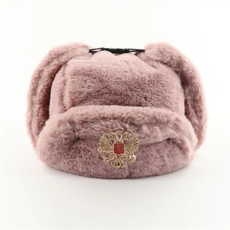 Soviet Badge Ushanka Men&Women - Trapper Hat Ear Flap 리뷰 및 가격