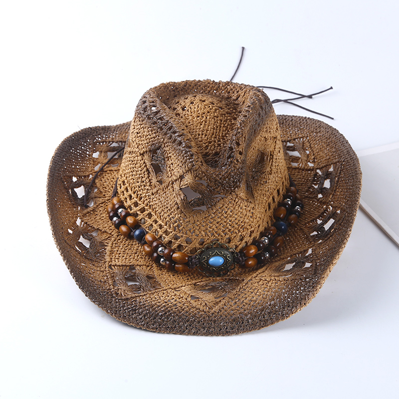 Spring and summer Spanish retr - Cowboy Hat Straw 리뷰 및 가격