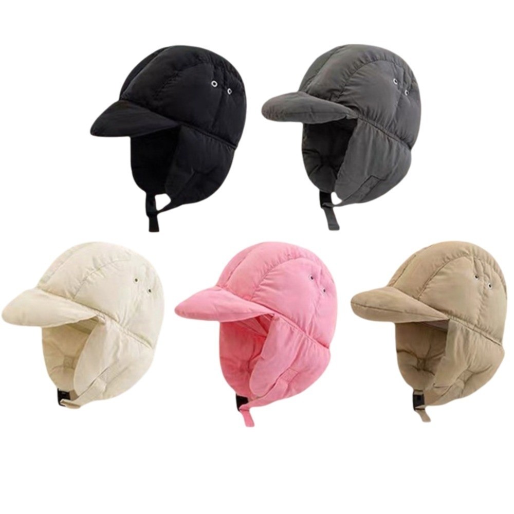 Solid Color Padded Bomber Hats - Trapper Hat Ear Flap 리뷰 및 가격