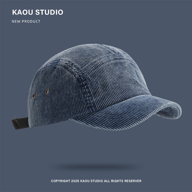 Japanese Retro Solid Color Cor - Corduroy Cap 5 Panel 리뷰 및 가격