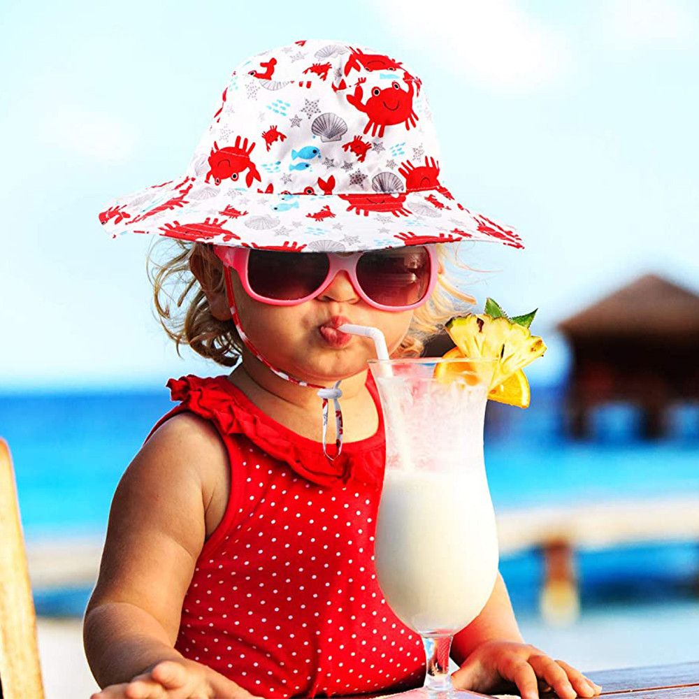 Summer Boys Girls Neck Ear Cov - Sun Hat Wide Brim 리뷰 및 가격