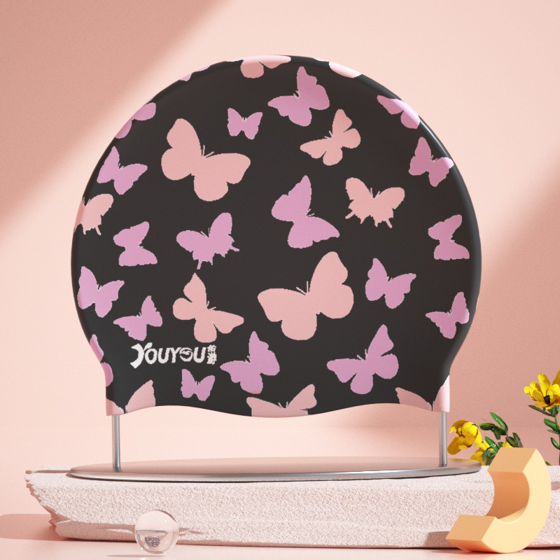 Adults High Elastic Cute Swimm - Swim Hat Silicone 리뷰 및 가격