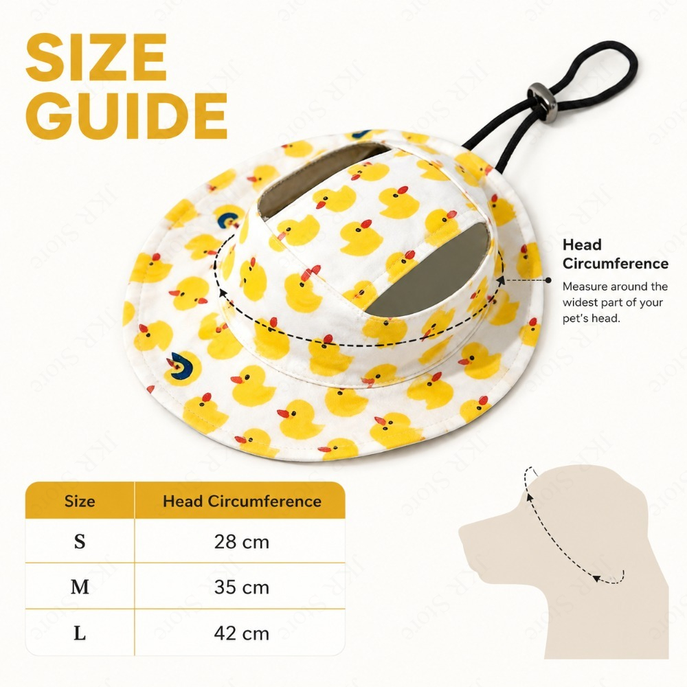 Adjustable Dog Hat Cute Print  - Running Cap Lightweight 리뷰 및 가격