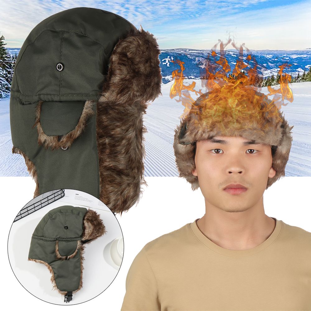 Warm Earflap Trapper Ski Hat W - Trapper Hat Ear Flap 리뷰 및 가격