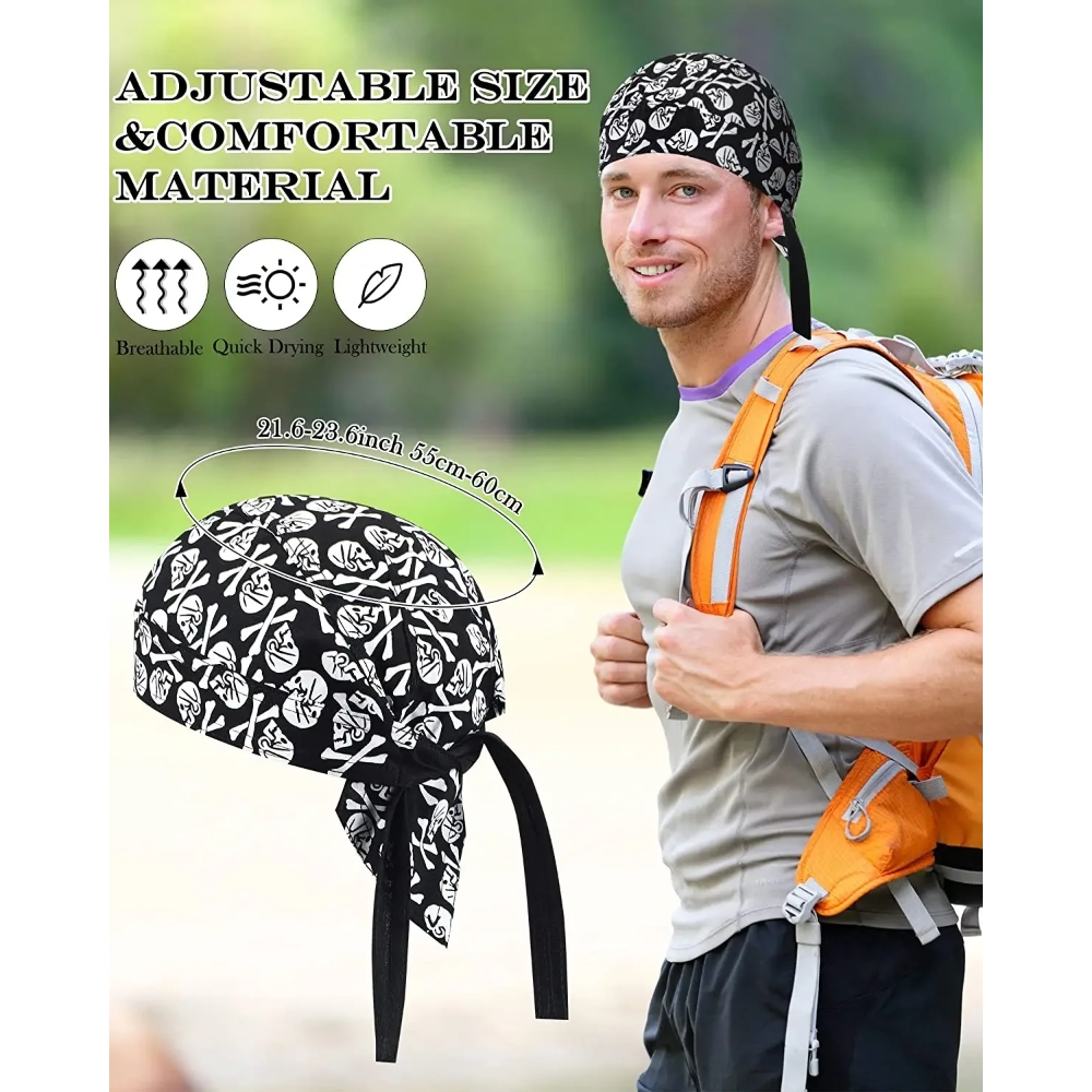 1pc Cycling Skull Pirate Cap H - Skull Cap Helmet Liner 리뷰 및 가격