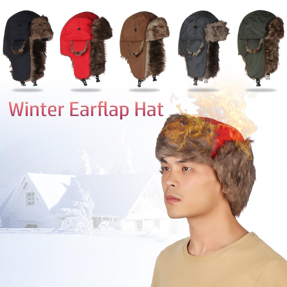 Warm Earflap Trapper Winter Ca - Trapper Hat Ear Flap 리뷰 및 가격