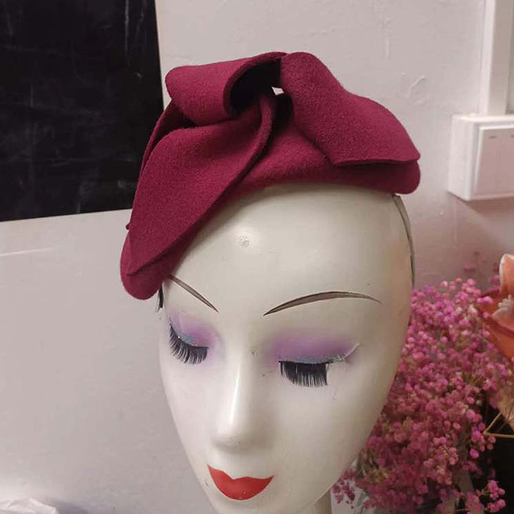 French Style Fascinator Hats T - Beret French Wool 리뷰 및 가격