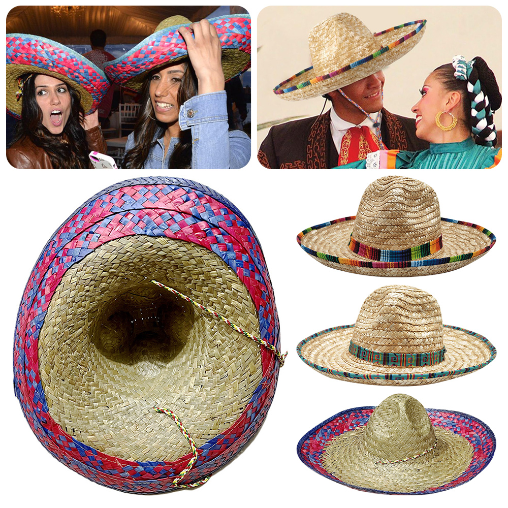 Mexican Sombrero Hat Straw Wea - Sun Hat Wide Brim 리뷰 및 가격