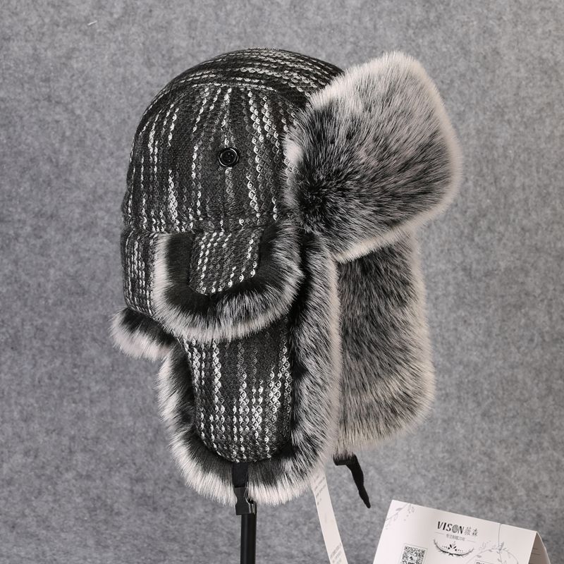 B-8433 Man Bomber Hat Rex Rabb - Trapper Hat Ear Flap 리뷰 및 가격