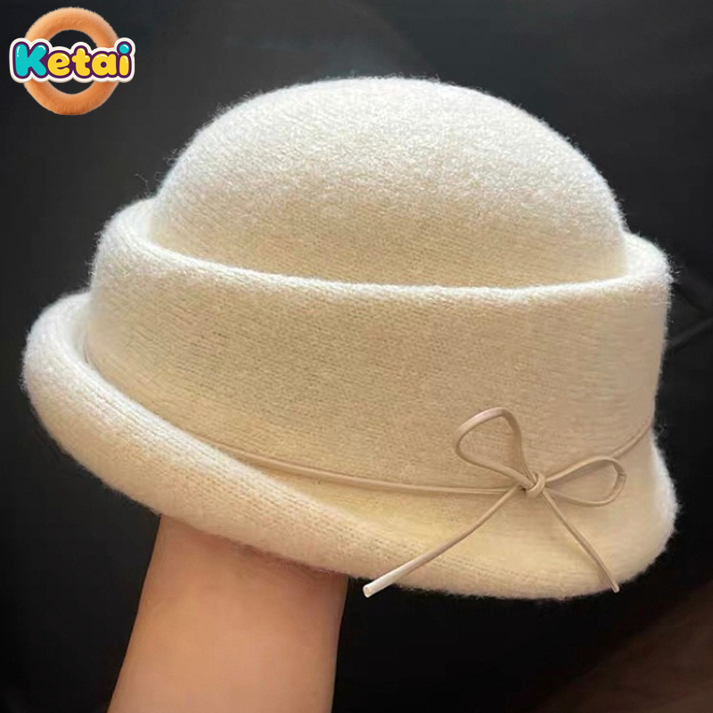 Black Wool Top Hat Beret Women - Beret French Wool 리뷰 및 가격