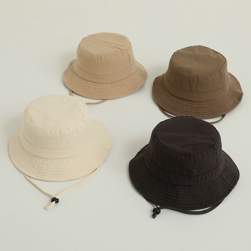 Solid Color Kids Bucket Hat Fa - Bucket Hat Cotton 리뷰 및 가격