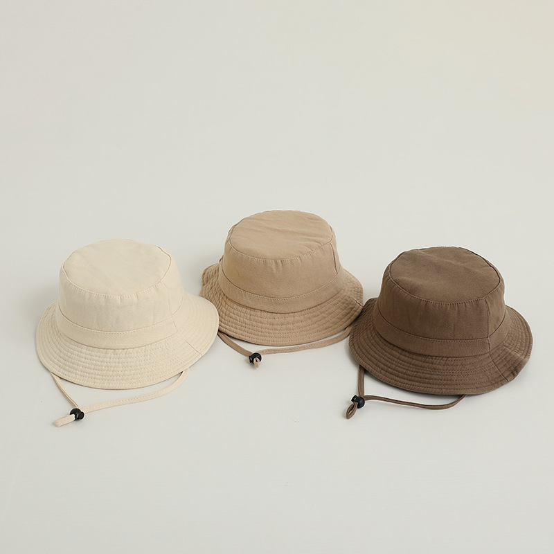Solid Color Kids Bucket Hat Fa - Bucket Hat Cotton 리뷰 및 가격