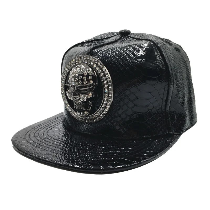 Brand Oohmy Men Women PU Leath - Snapback Hat Flat 리뷰 및 가격