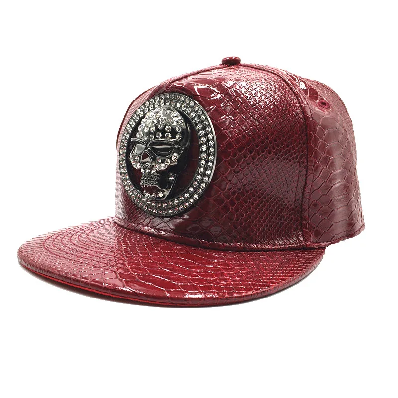 Brand Oohmy Men Women PU Leath - Snapback Hat Flat 리뷰 및 가격
