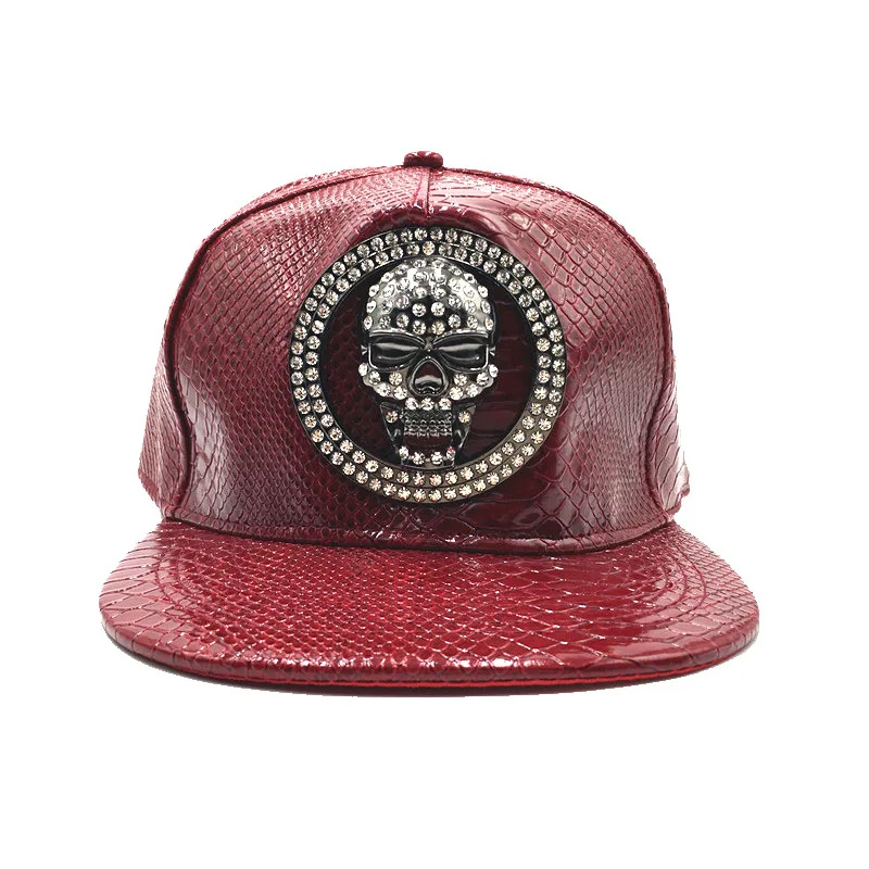 Brand Oohmy Men Women PU Leath - Snapback Hat Flat 리뷰 및 가격